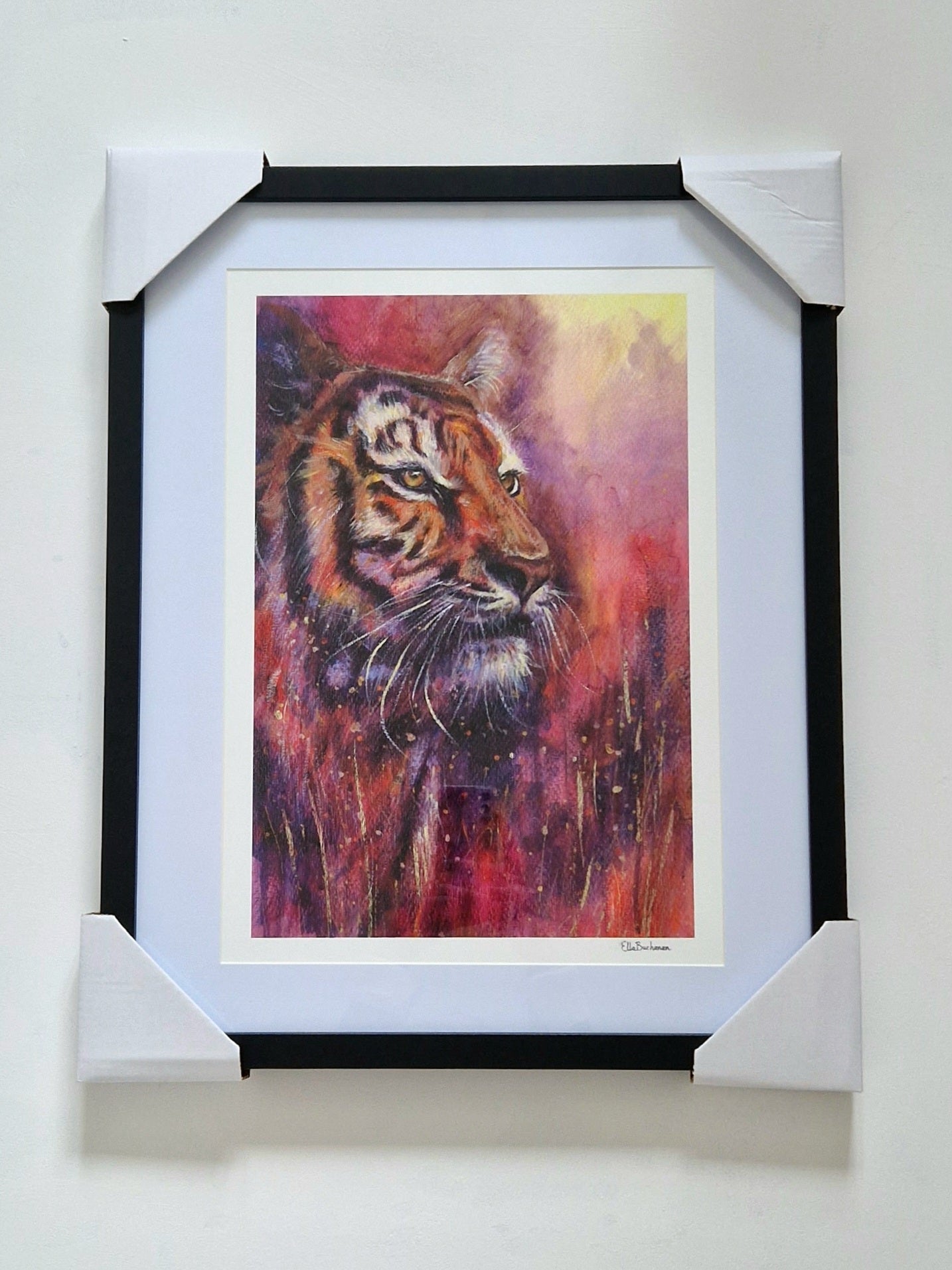 Framed Wisdom's Gaze print | Framed size 16 x 20 inches approx