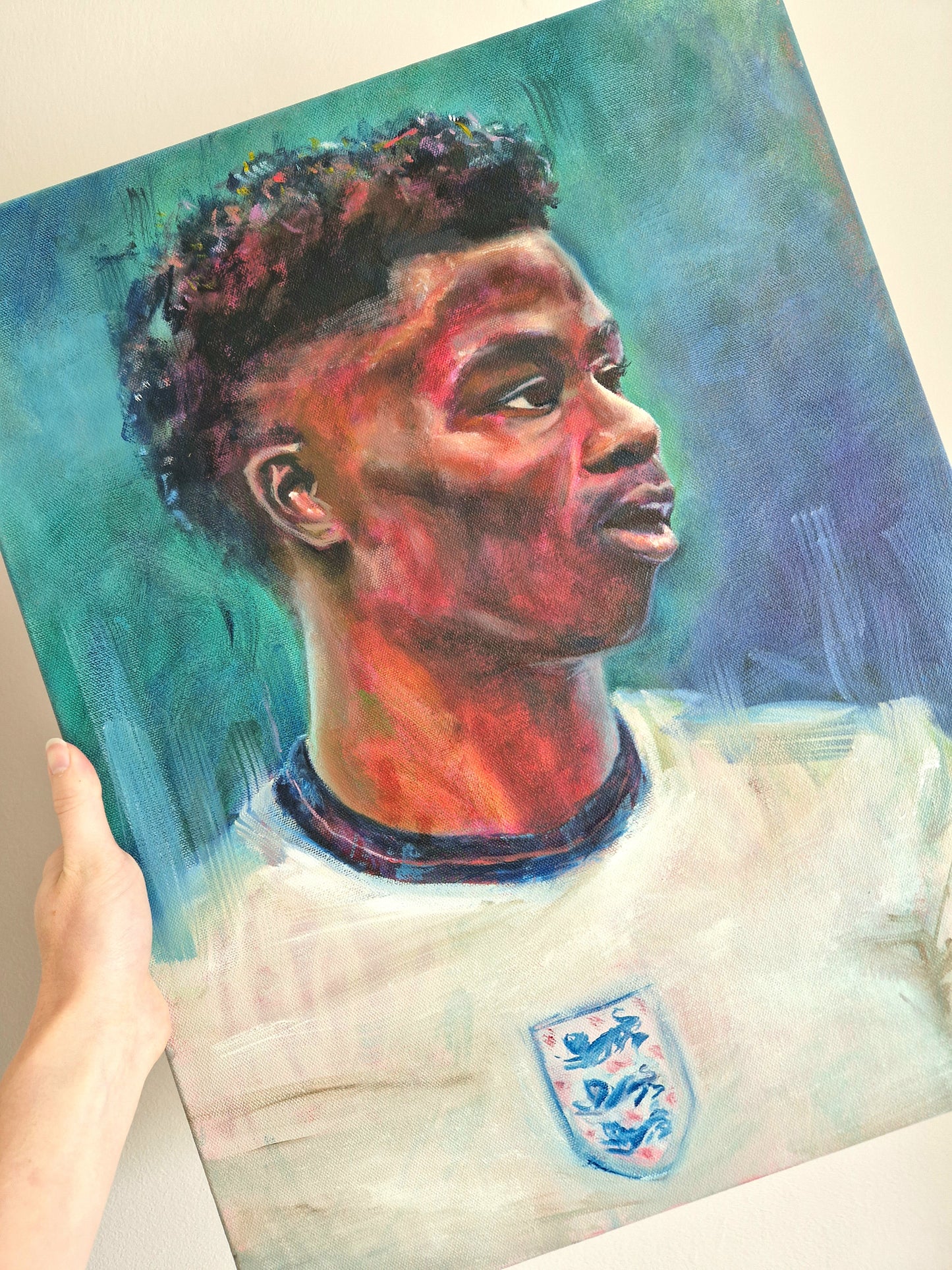 Bukayo Saka Portrait | 16 x 20 in
